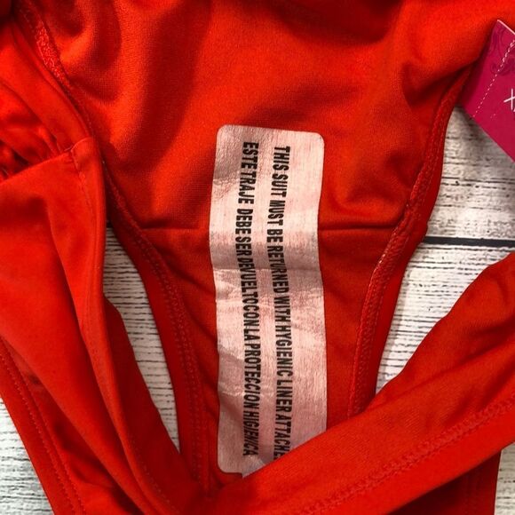 Xhilaration Orange Hipster Swim Bikini Bottom Size 20W NWT - Picture 8 of 8